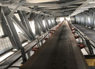 安徽電廠上煤系統DTII-500型帶式輸送機案例