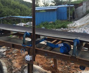 采礦石計量輸送稱重方案-皮帶秤現場應用