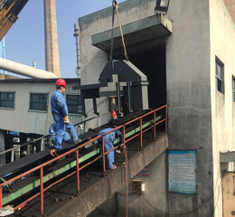 皮帶秤現(xiàn)場使用案例ICS-17A型電子皮帶秤