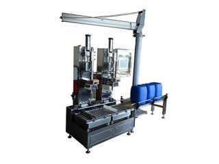 HD-ADF-30H2 雙工位液面式灌裝秤（含輸送）