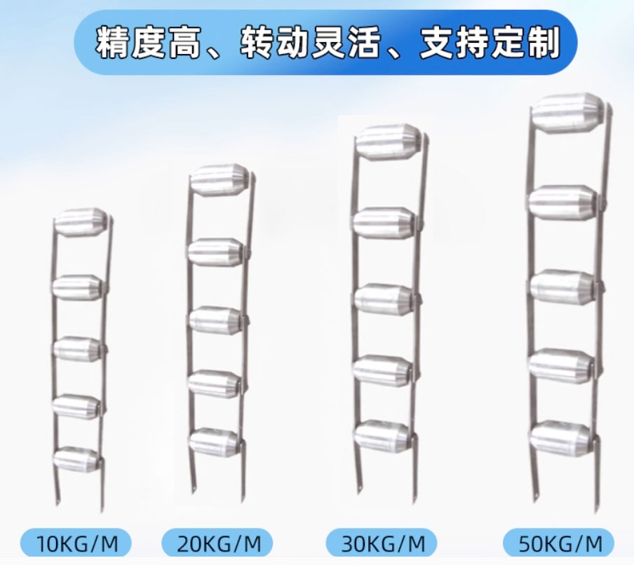 皮帶秤專用校驗鏈碼M2級碳鋼不銹鋼標定砝碼