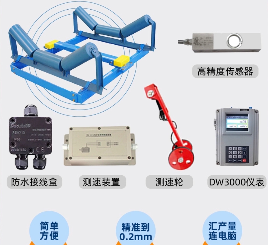 電子皮帶秤煤礦砂石定量稱重高精度給料機廠家定制